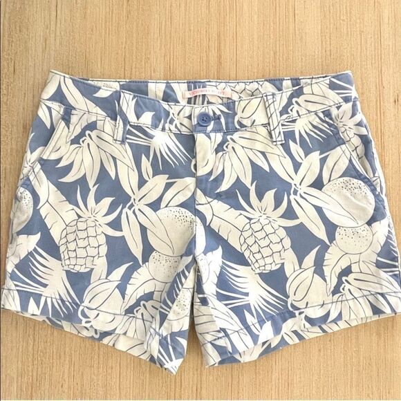 Victoria’s Secret blue white pineapple pattern shorts - Picture 7 of 12